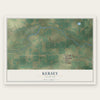 Kersey, Colorado map print, the full design