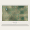 Calio, North Dakota map print, the full design
