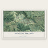 Running Springs, California map print, the full design