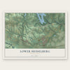 Lower Heidelberg, Pennsylvania map print, the full design