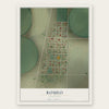 Romeo, Colorado map print, the full design