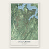 Oak Grove, Tennessee map print, the full design