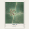 Ormsby, Minnesota map print, the full design