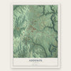 Addison, Alabama map print, the full design