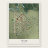 Oklee, Minnesota map print, the full design