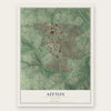 Affton, Missouri map print, the full design