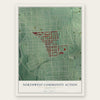 Northwest Community Action, Maryland map print, the full design