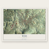 Wise, Virginia map print, the full design