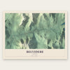 Belvidere, Vermont map print, the full design