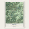 Berry, Wisconsin map print, the full design