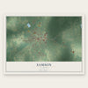 Samson, Alabama map print, the full design