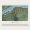 Duboistown, Pennsylvania map print, the full design