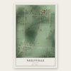 Neelyville, Missouri map print, the full design