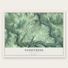 Sandycreek, Pennsylvania map print, the full design