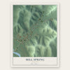 Mill Spring, Missouri map print, the full design