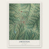 Owenton, Kentucky map print, the full design