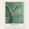 Birmingham, Huntingdon County, Pennsylvania map print, the full design