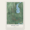 River Vale, New Jersey map print, the full design
