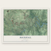 Buckhall, Virginia map print, the full design
