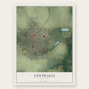 Centralia, Missouri map print, the full design