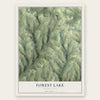 Forest Lake, Pennsylvania map print, the full design