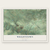 Wrightstown, Pennsylvania map print, the full design