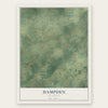 Hampden, Wisconsin map print, the full design