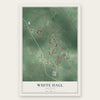 White Hall, Arkansas map print, the full design