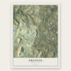 Preston, Pennsylvania map print, the full design