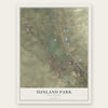 Sunland Park, New Mexico map print, the full design