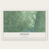 Dickson, Michigan map print, the full design