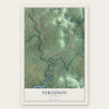 Ferguson, Kentucky map print, the full design