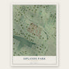 Uplands Park, Missouri map print, the full design