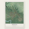 Morton, Minnesota map print, the full design
