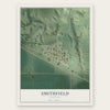 Smithfield, Nebraska map print, the full design