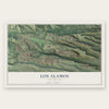 Los Alamos, New Mexico map print, the full design