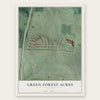 Green Forest Acres, Georgia map print, the full design