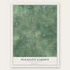 Pleasant Garden, North Carolina map print, the full design