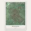 Westfield, New Jersey map print, the full design