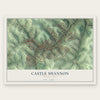 Castle Shannon, Pennsylvania map print, the full design