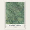 Neshanic Station, New Jersey map print, the full design
