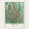 Kiryas Joel, New York map print, the full design