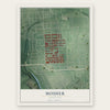 Mosher, Maryland map print, the full design