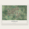 Lonsdale, Minnesota map print, the full design