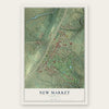 New Market, Virginia map print, the full design