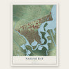 Nassau Bay, Texas map print, the full design
