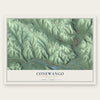 Conewango, Pennsylvania map print, the full design