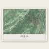 Helena, Alabama map print, the full design