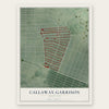 Callaway-Garrison, Maryland map print, the full design