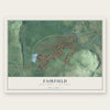 Fairfield, Essex County, New Jersey map print, the full design
